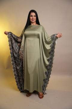 Amaris – Olive Butterfly Dress – RM Collection Dubai (2)