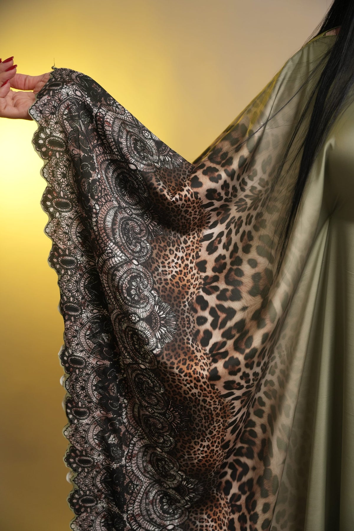 Amaris – Olive Butterfly Dress – RM Collection Dubai (6)